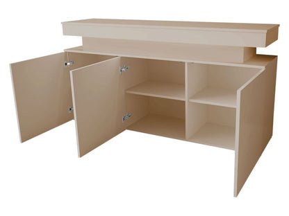 Komoda Glossa 3D 160 med LED-belysning Ørkensand