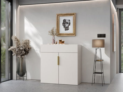 Komoda Kerkin 2D1S 100x100x42 cm Beige Sand