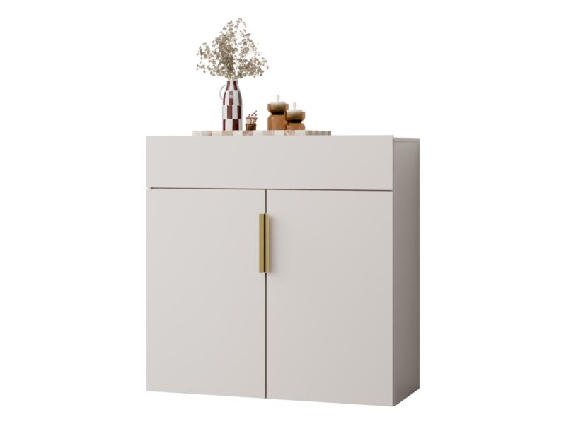 Komoda Kerkin 2D1S 100x100x42 cm Beige Sand