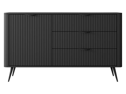 Komoda Lante 138 1D3S 139 cm Sort Grafit
