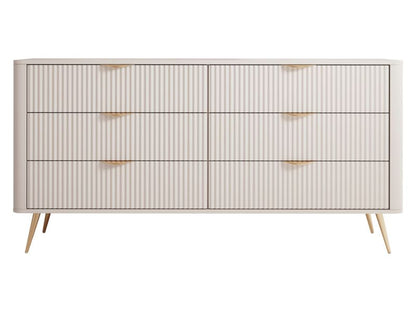 Kommode Lante 163 6S 164 cm Sandbeige