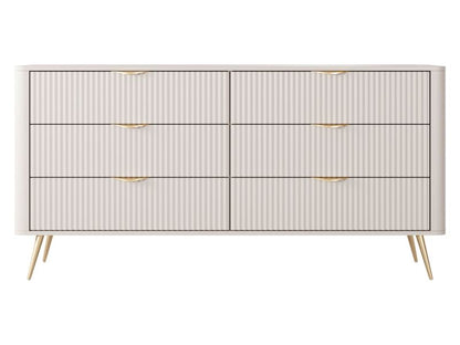 Kommode Lante 163 6S 164 cm Sandbeige