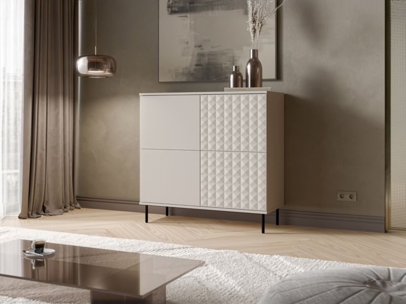 Komoda Leo 100 cm Kaszmir Push-to-Open 5903211493690