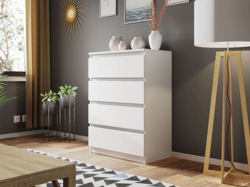 Kommode Malwa M4 70x100x40 cm Hvid