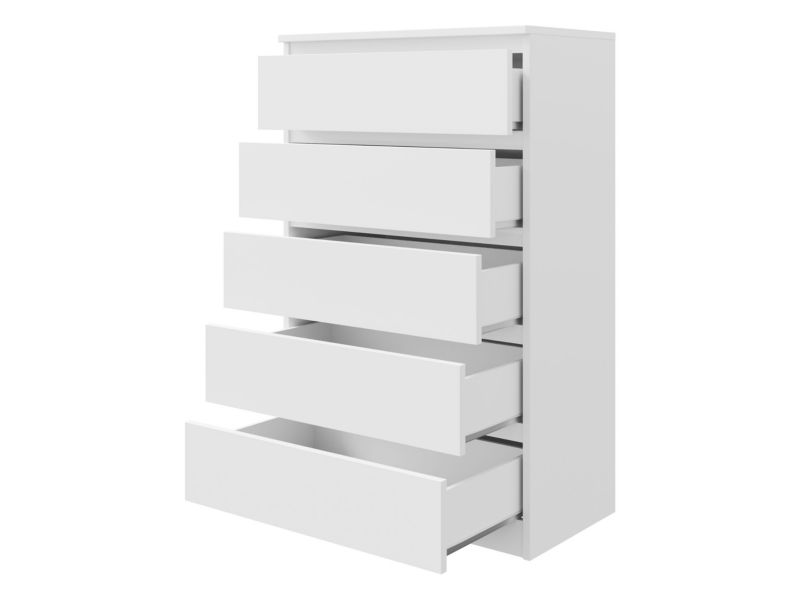 Komoda Malwa M5 70x40x112 cm Sort
