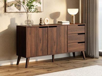 Komoda Nordelo 2D3S 160x80x40 cm Warmia Walnut
