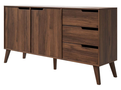 Komoda Nordelo 2D3S 160x80x40 cm Warmia Walnut