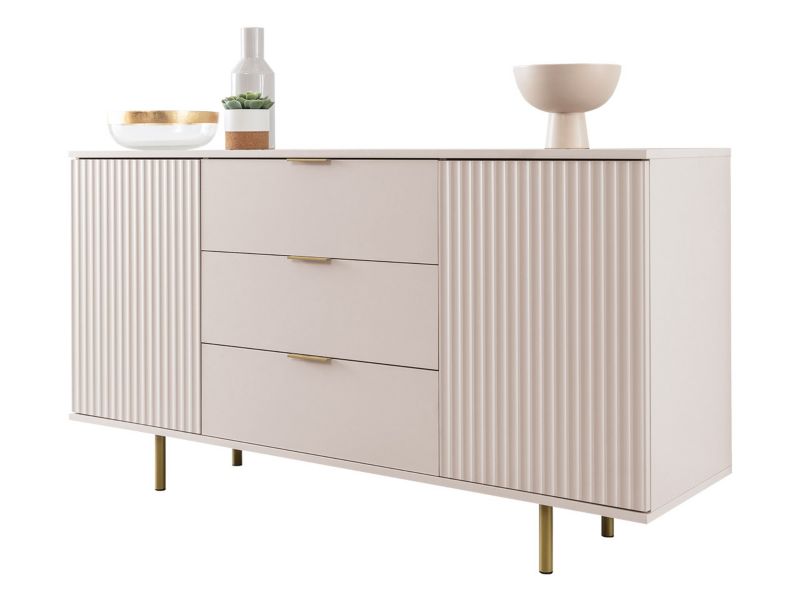 Komoda Nubia K2D3SZ 150x80x41 cm Cashmere