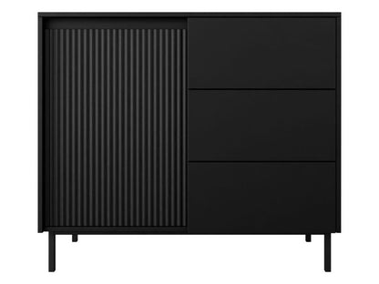 Komoda Ozmi 1D3SZ Sort 103x90x50 cm