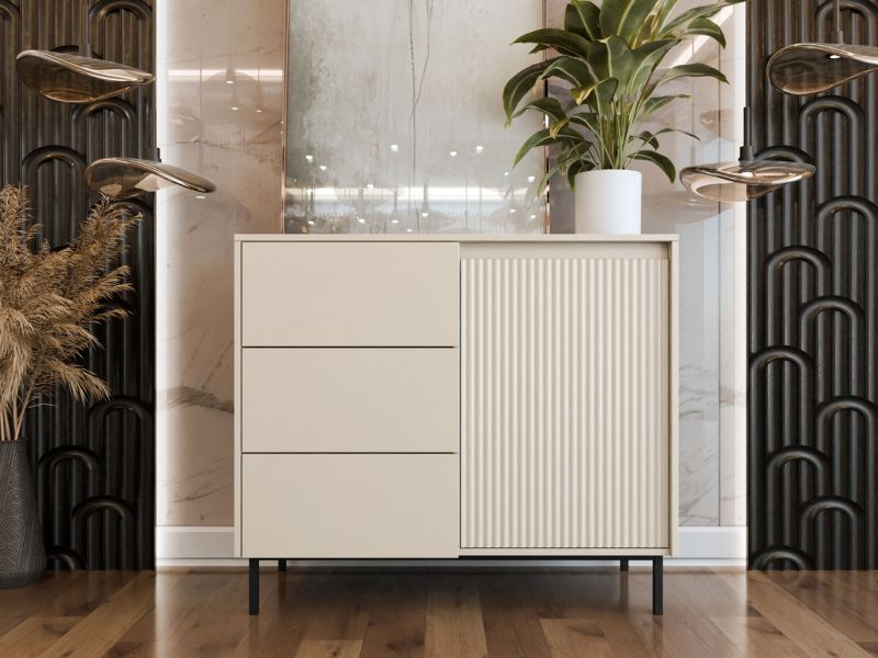 Komoda Ozmi 1D3SZ 103x50x90 cm Kaszmir
