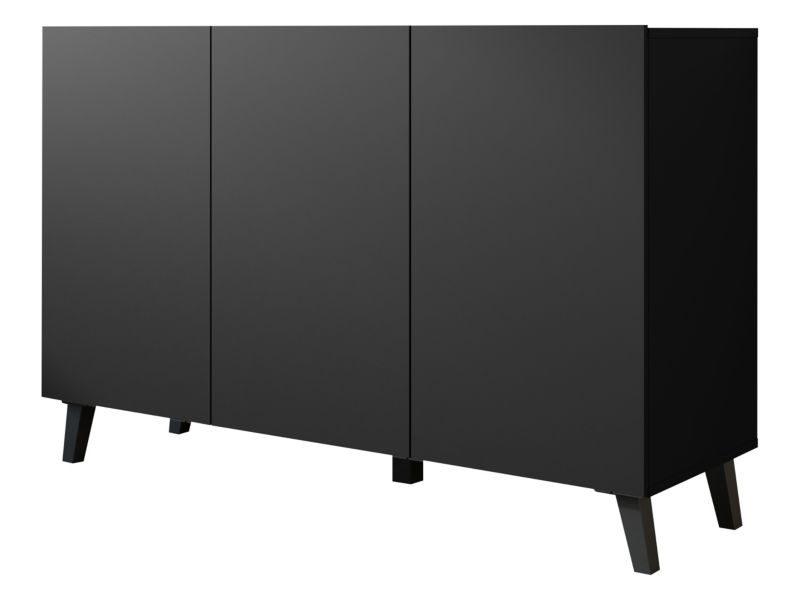 Komoda Phuket 120 cm Sort Grafit