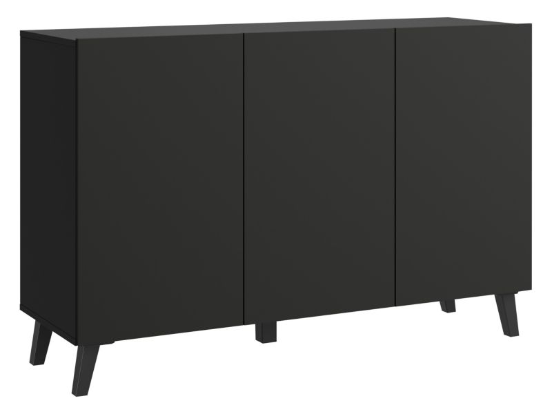 Komoda Phuket 120 cm Sort Grafit