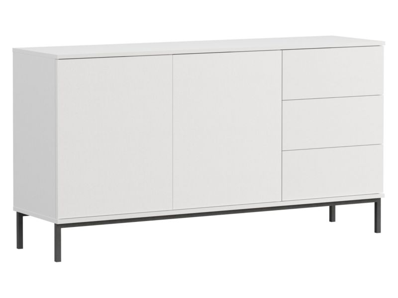 Komode Querty 150 cm Hvid Push to Open