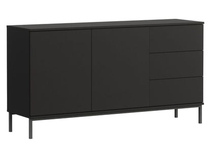 Komoda Querty Sort 150 cm Med Push to Open
