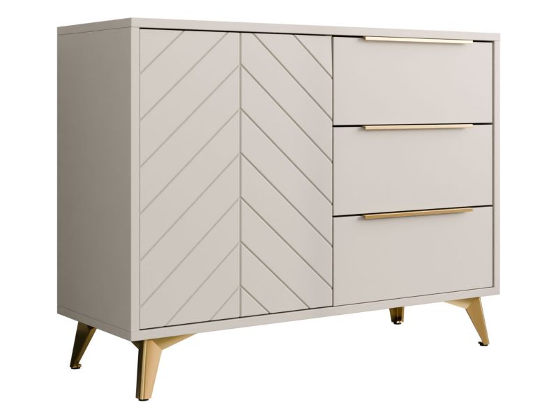 Komoda Xylix 100 cm Sandbeige 1 stk.