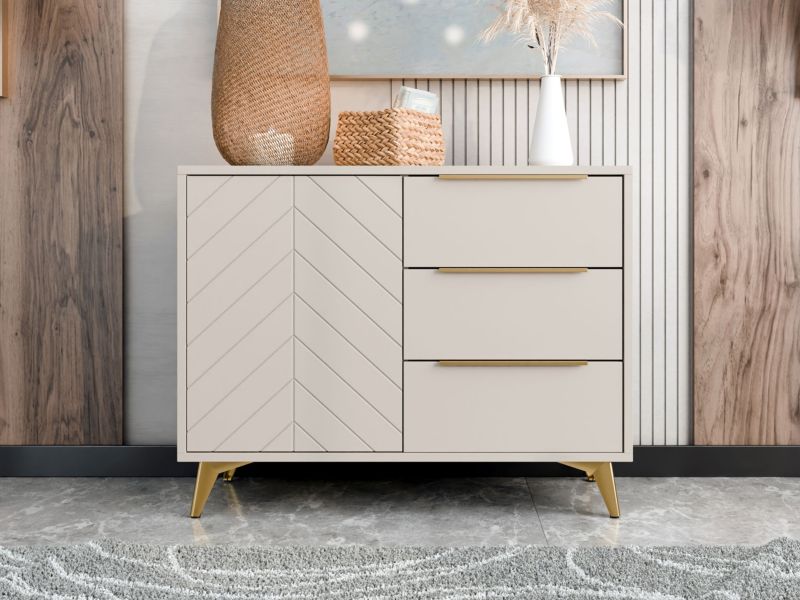Komoda Xylix 100 cm Sandbeige 1 stk.