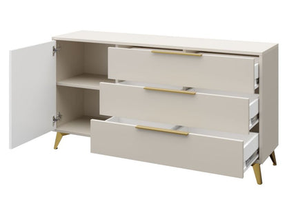 Komoda Xylix 1D3SZ 154 cm Beige Sand