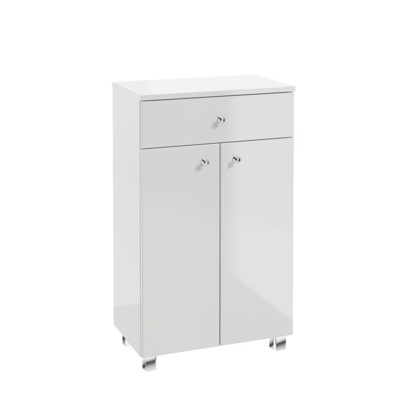 Badeværelseskommode Pat 50 cm Hvid Højglans