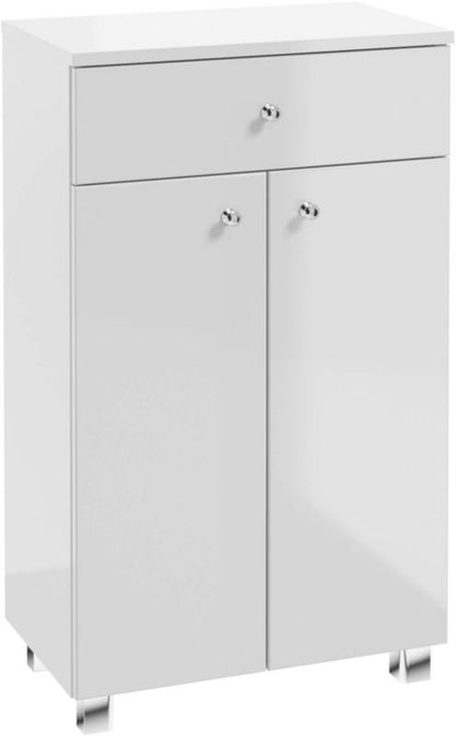 Kommode Pat 50 cm hvid højglans