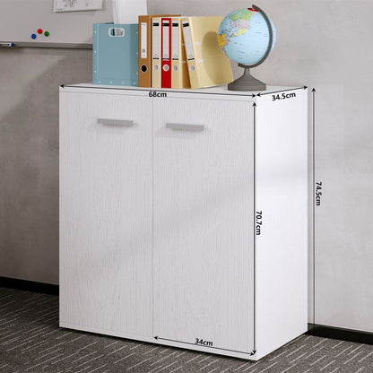 Komoda Rebiko 68 cm Hvid Loft