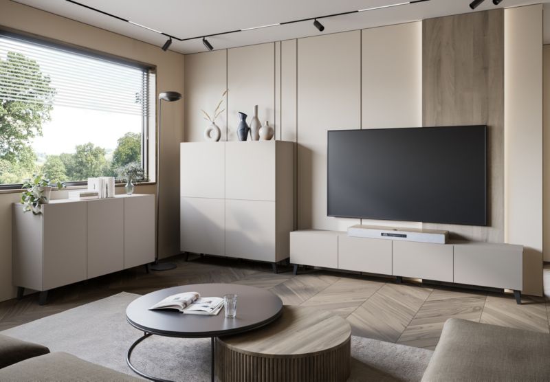 Komoda LOKET S 120 cm Kaszmirowy Beż