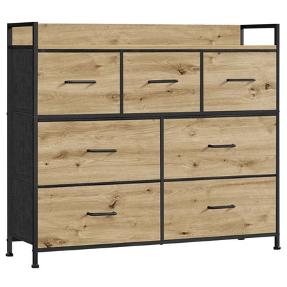 Komoda Songmics 98 cm Dąb Artisan