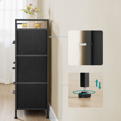 Komoda Songmics 98 cm Dąb Artisan