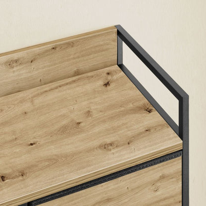 Komoda Songmics 98 cm Dąb Artisan
