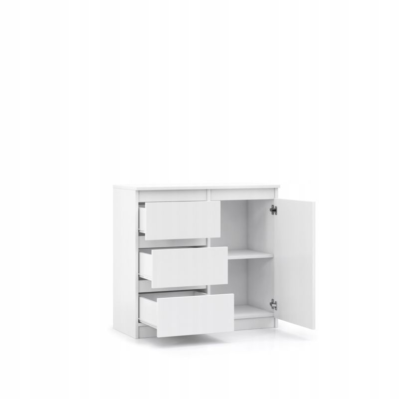 Kommodeskab Natalia 80 cm Grafit Eg Wotan