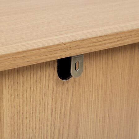 Komode Tasso Rillet Natur 120 cm Guldben