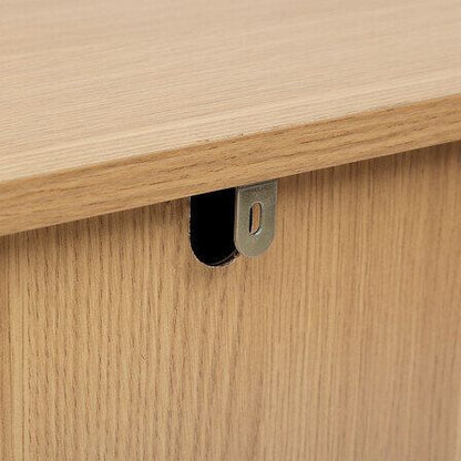 Komode Tasso Rillet Natur 120 cm Guldben