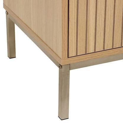 Komode Tasso Rillet Natur 120 cm Guldben