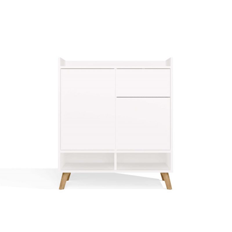 Komode Colin 80x92x35 cm Hvid Mat