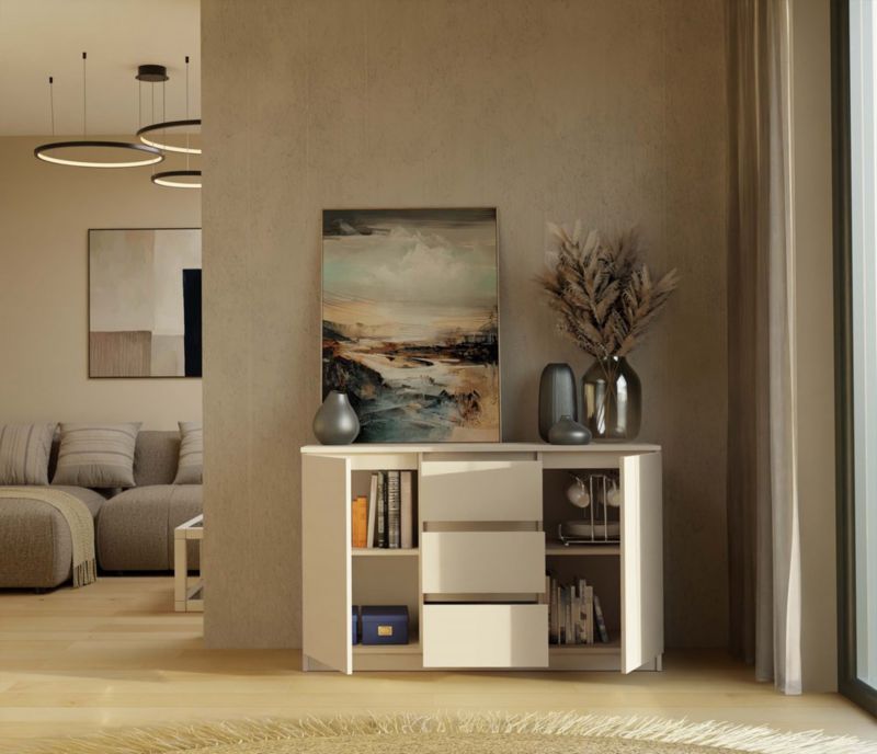 Komoda Malwa 2D3S Kaszmir 120x40x75 cm