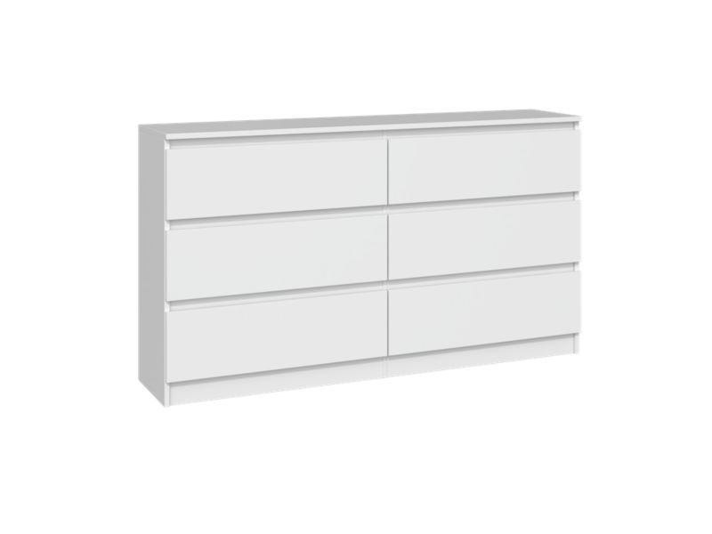 Komoda Malwa M6 140 Hvid 40x138x75 cm