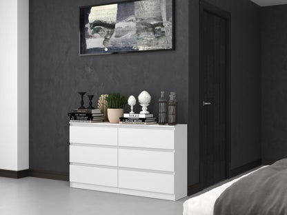 Komoda Malwa M6 140 Hvid 40x138x75 cm