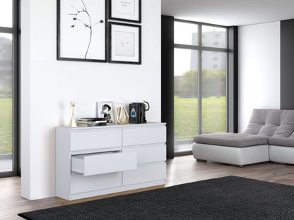 Komoda Malwa M6 140 Hvid 40x138x75 cm
