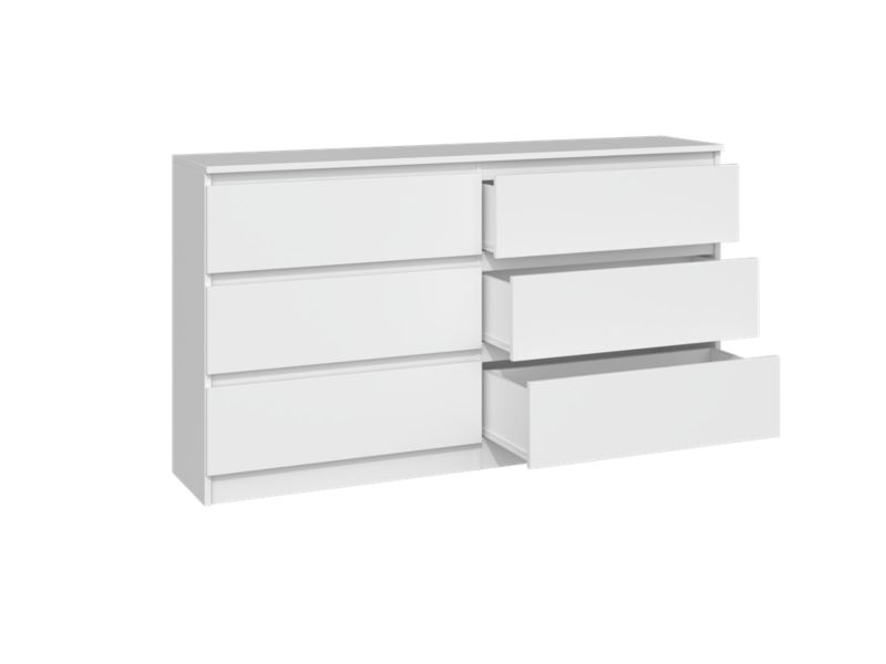 Komoda Malwa M6 140 Hvid 40x138x75 cm