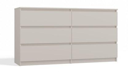 Kommode Malwa M6 140 Kaszmir Beige 40x138x75 cm