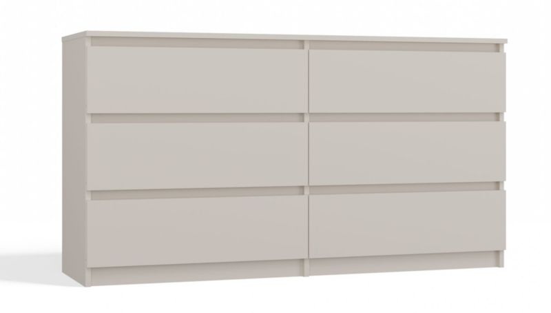Kommode Malwa M6 140 Kaszmir Beige 40x138x75 cm