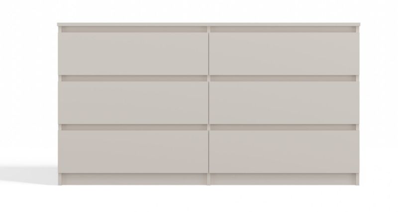 Kommode Malwa M6 140 Kaszmir Beige 40x138x75 cm
