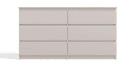 Kommode Malwa M6 140 Kaszmir Beige 40x138x75 cm