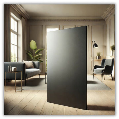 Kommode Med 4 Skuffer Sort Mat 60x33,5x92,5 Cm