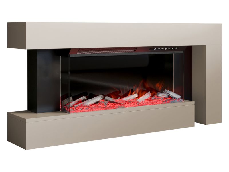 Kommode med pejs MIRJAN 24 Haga 120 cm Kashmir