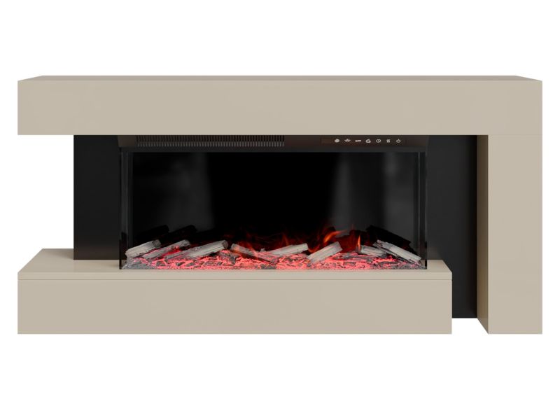 Kommode med pejs MIRJAN 24 Haga 120 cm Kashmir