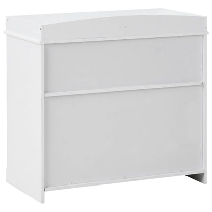 Kommode med Stel Bord Virden Hvid 90x50x86 cm