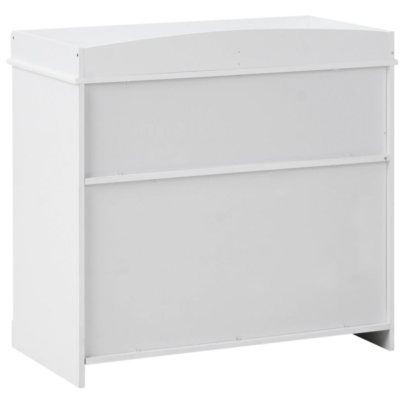 Kommode med Stel Bord Virden Hvid 90x50x86 cm