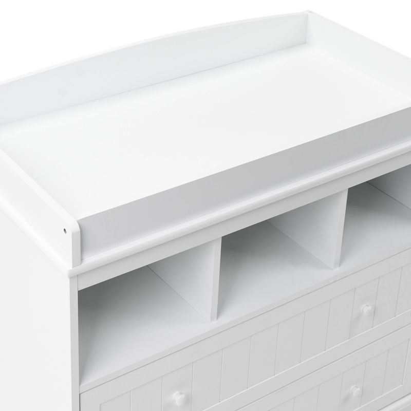 Kommode med Stel Bord Virden Hvid 90x50x86 cm