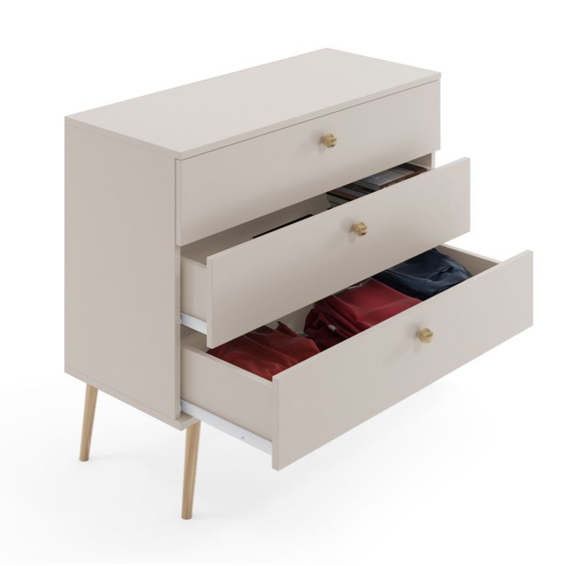 Kommode med skuffer Bettso Ikon i moderne skandinavisk stil, Kashmir, 1 stk.