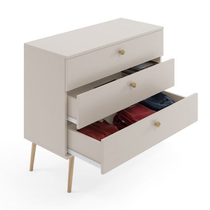 Kommode med skuffer Bettso Ikon i moderne skandinavisk stil, Kashmir, 1 stk.